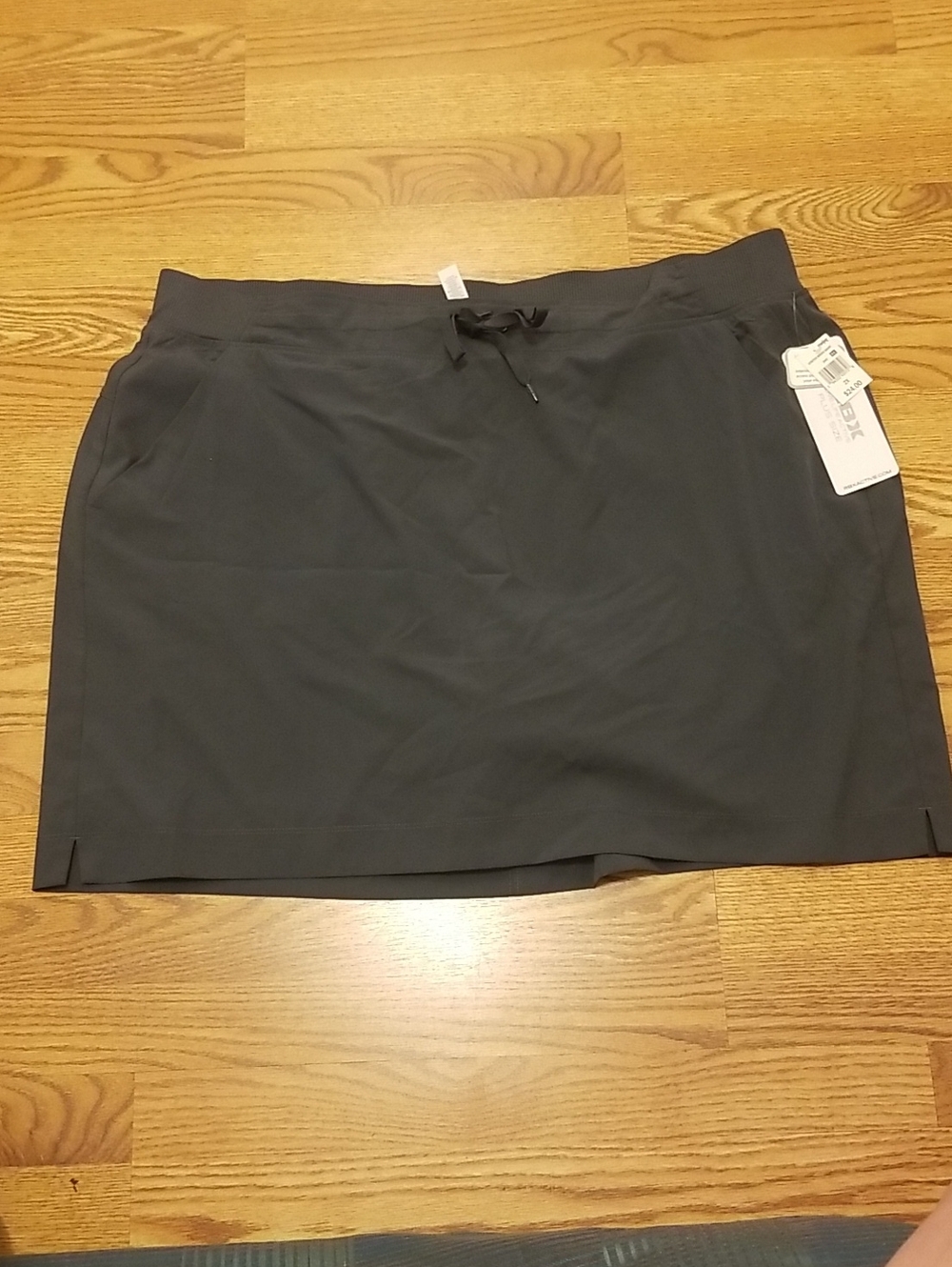 NWT RBX Charcoal Gray Active Drawstring Skort